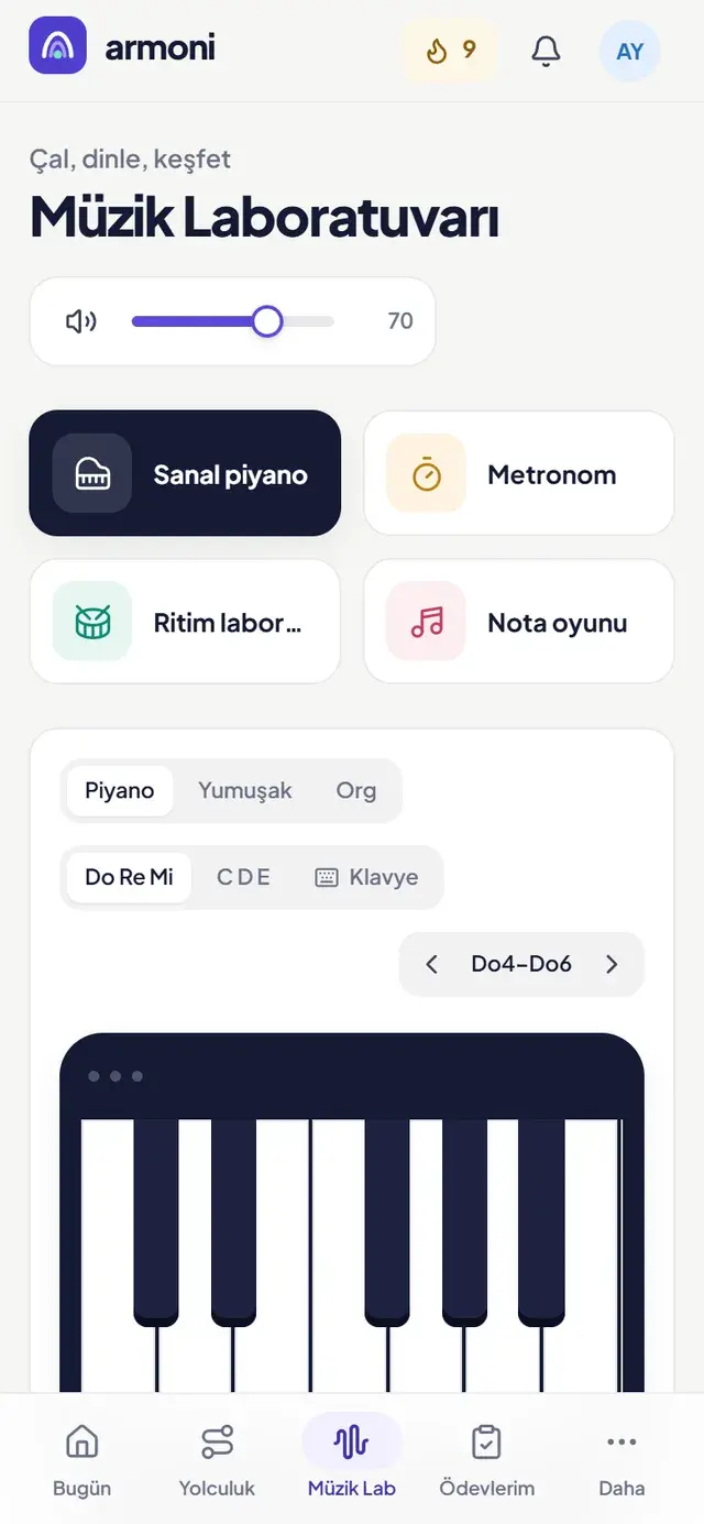 Müzik laboratuvarı